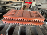 Crusher wear parts by Bhanu Special Castings in Vijayawada Manganese steel crusher wear parts